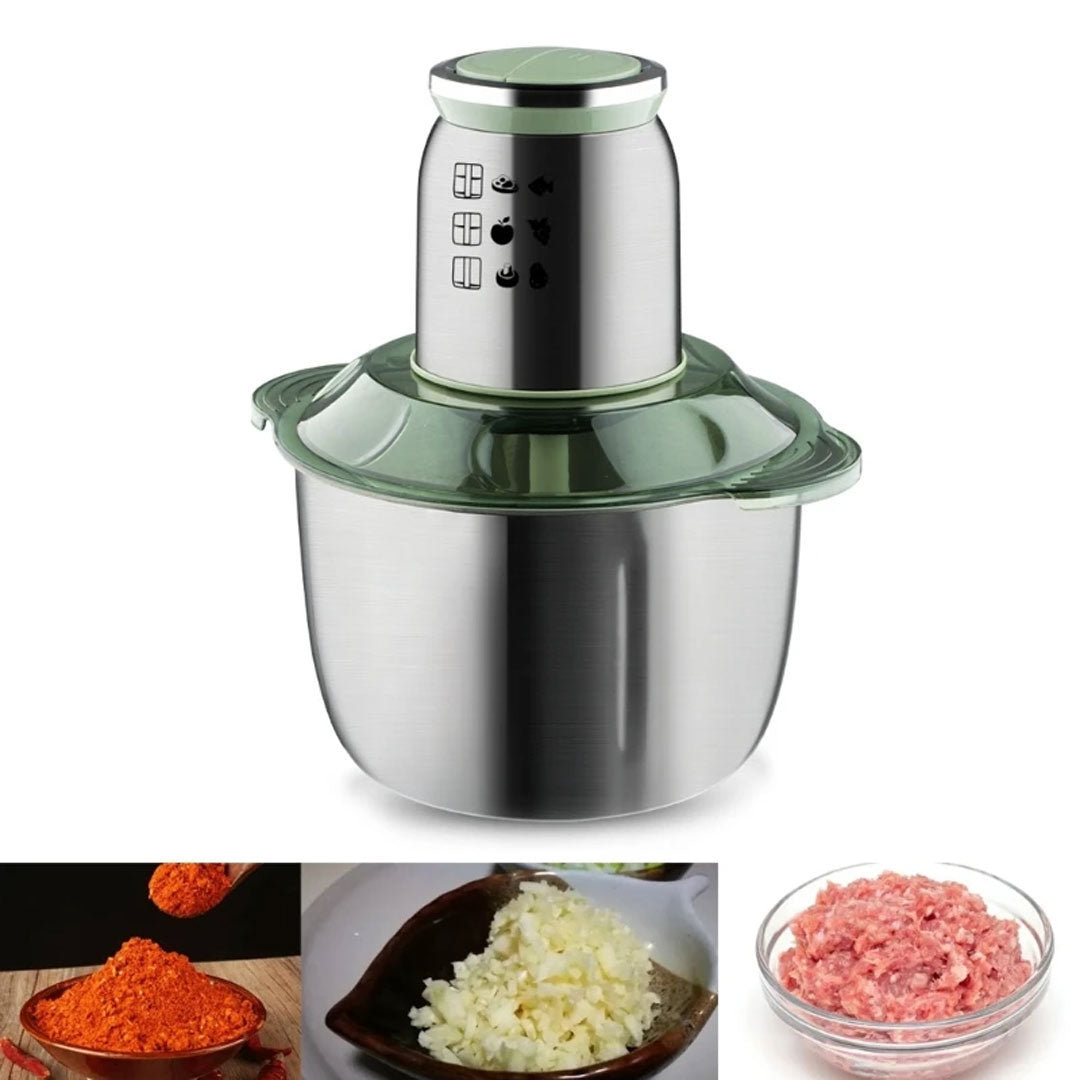 1000W Stainless Steel Electric Meat Grinder & Chopper