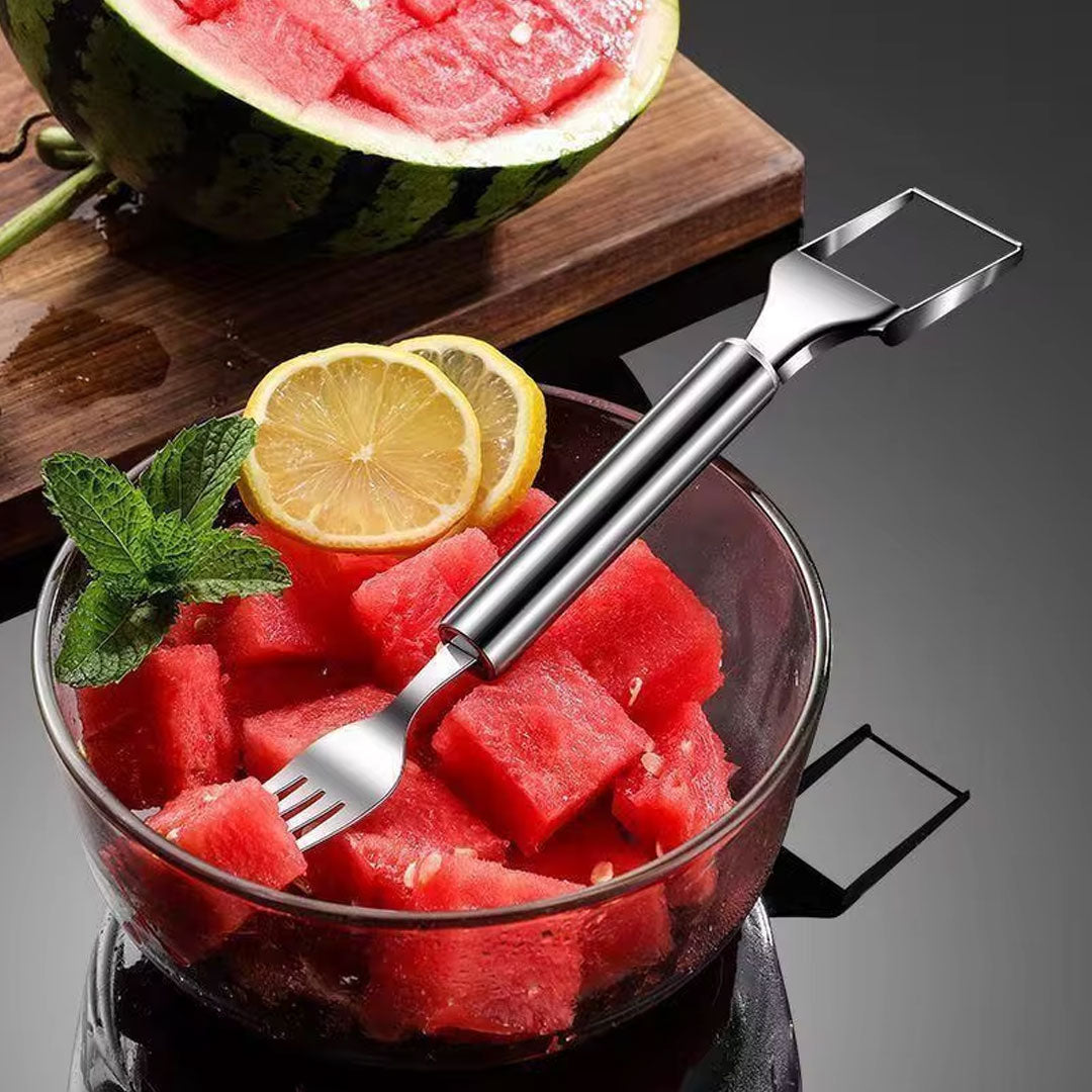 2 In 1 Stainless Steel New Watermelon Slicer Fork