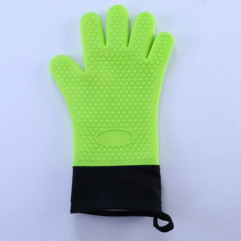 Double Layer Heat Resistant Oven Silicone Gloves