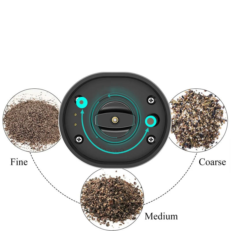 USB Rechargeable Salt and Pepper Grinder