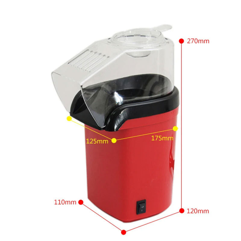 Electric Mini Popcorn Maker Machine - Ideal for Home Kitchen