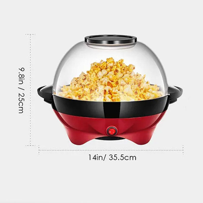 Electric Stirring Popcorn Machine - Fast Heat Popcorn Maker