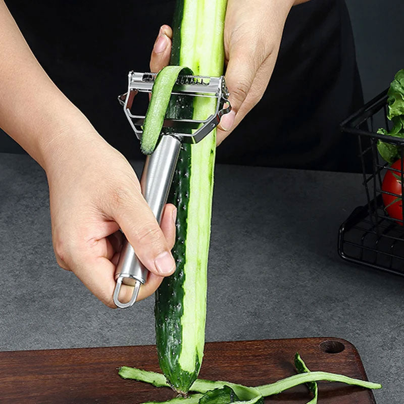 Stainless Steel Multifunctional Fruits & Vegetables Peeler