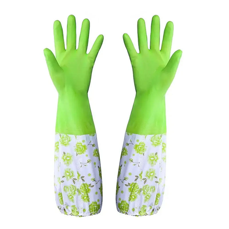 Waterproof & Warm Rubber Kitchen Gloves