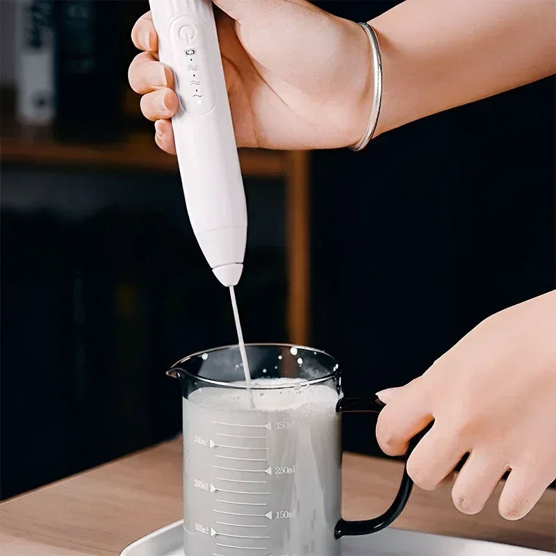 2-in-1 USB Rechargeable Baking Mixer and Milk Frother