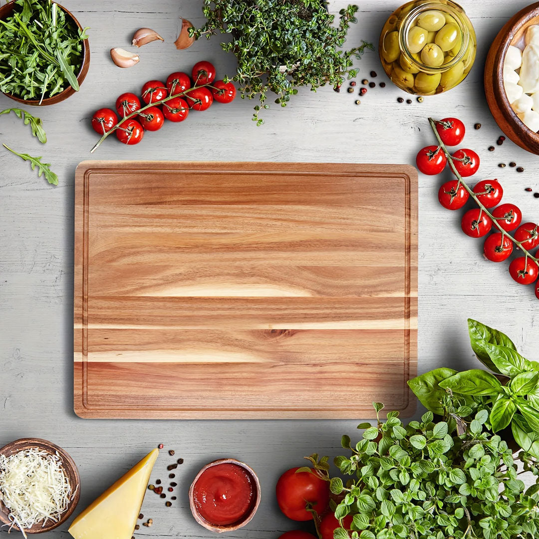 24x18 Acacia Wood Cutting Board