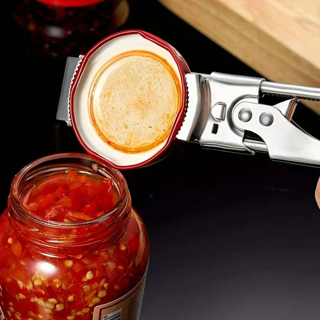 Stainless Steel Adjustable Bottle & Jar Opener