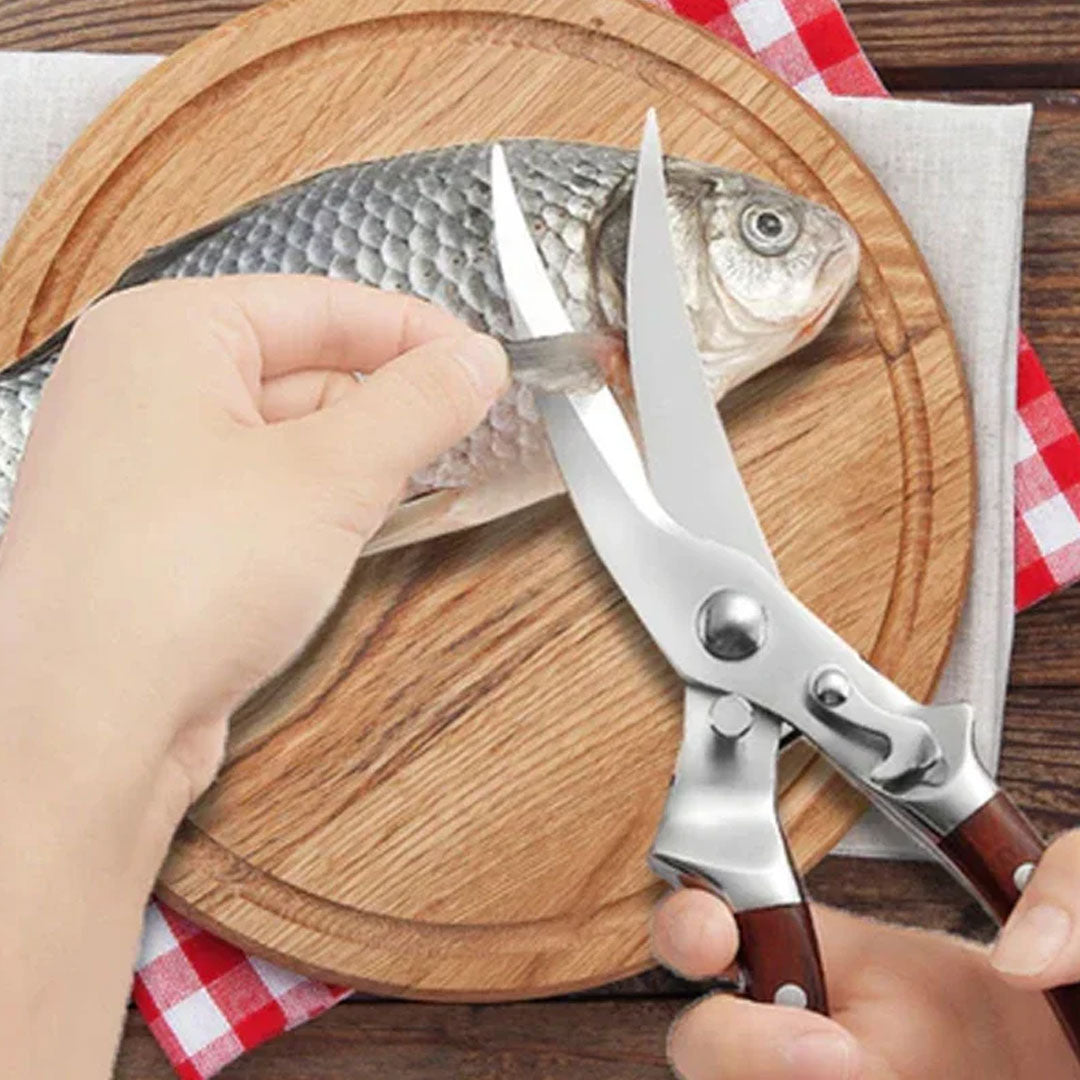 Stainless Steel Multi Function Bone Scissors for Kitchen