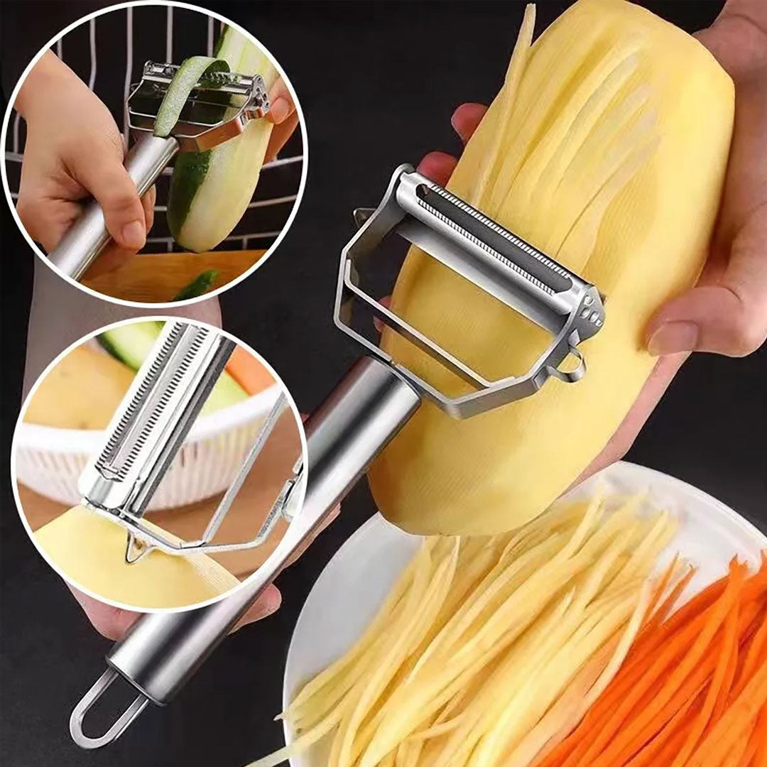 Stainless Steel Multifunctional Fruits & Vegetables Peeler