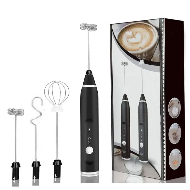 Handheld Electric Milk Frother and Blender