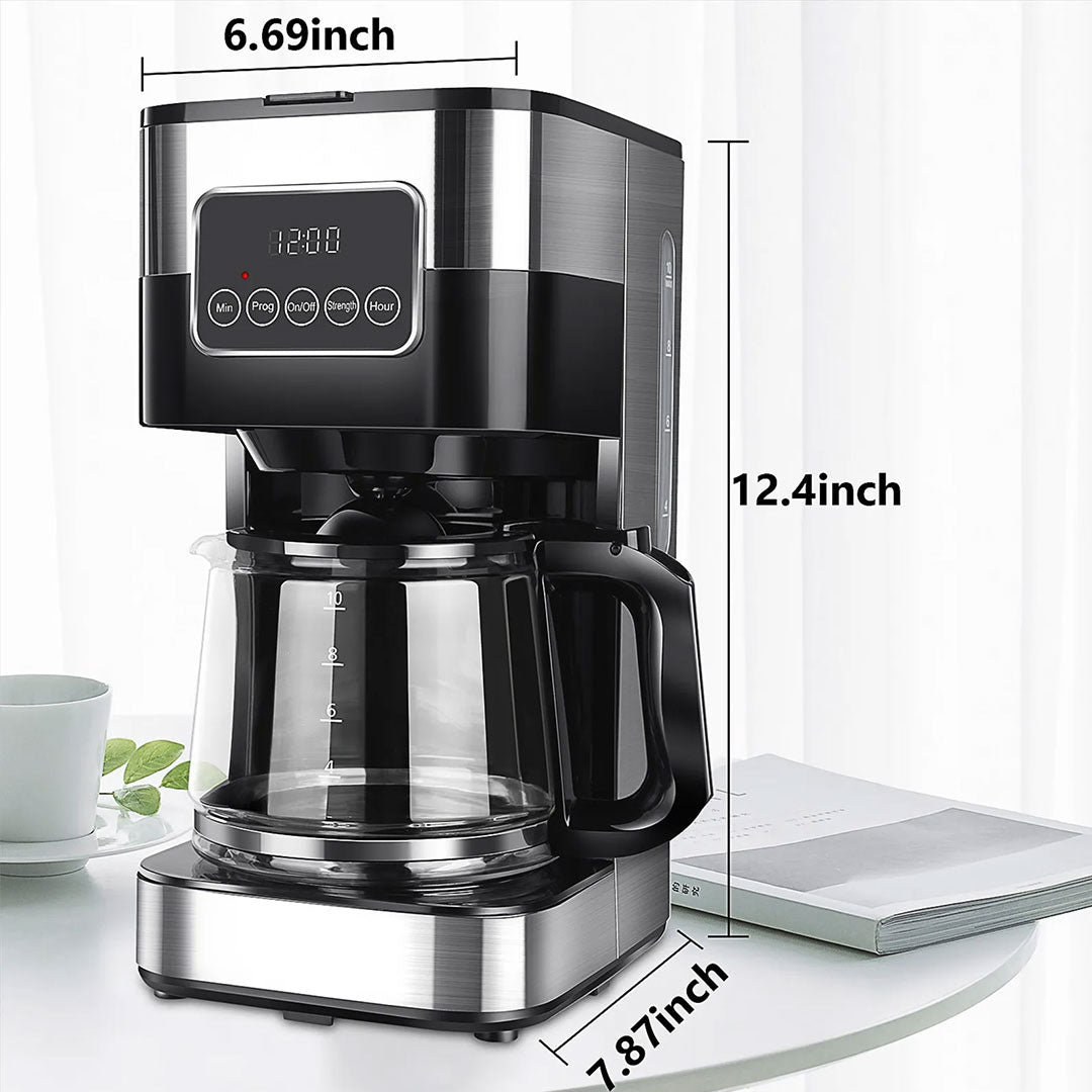 Automatic Programmable 10 Cup Pot Coffee Maker