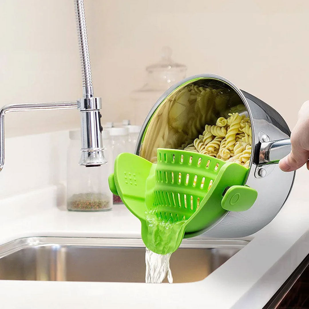 Smart Silicone Vegetable & Fruit Strainer Clip