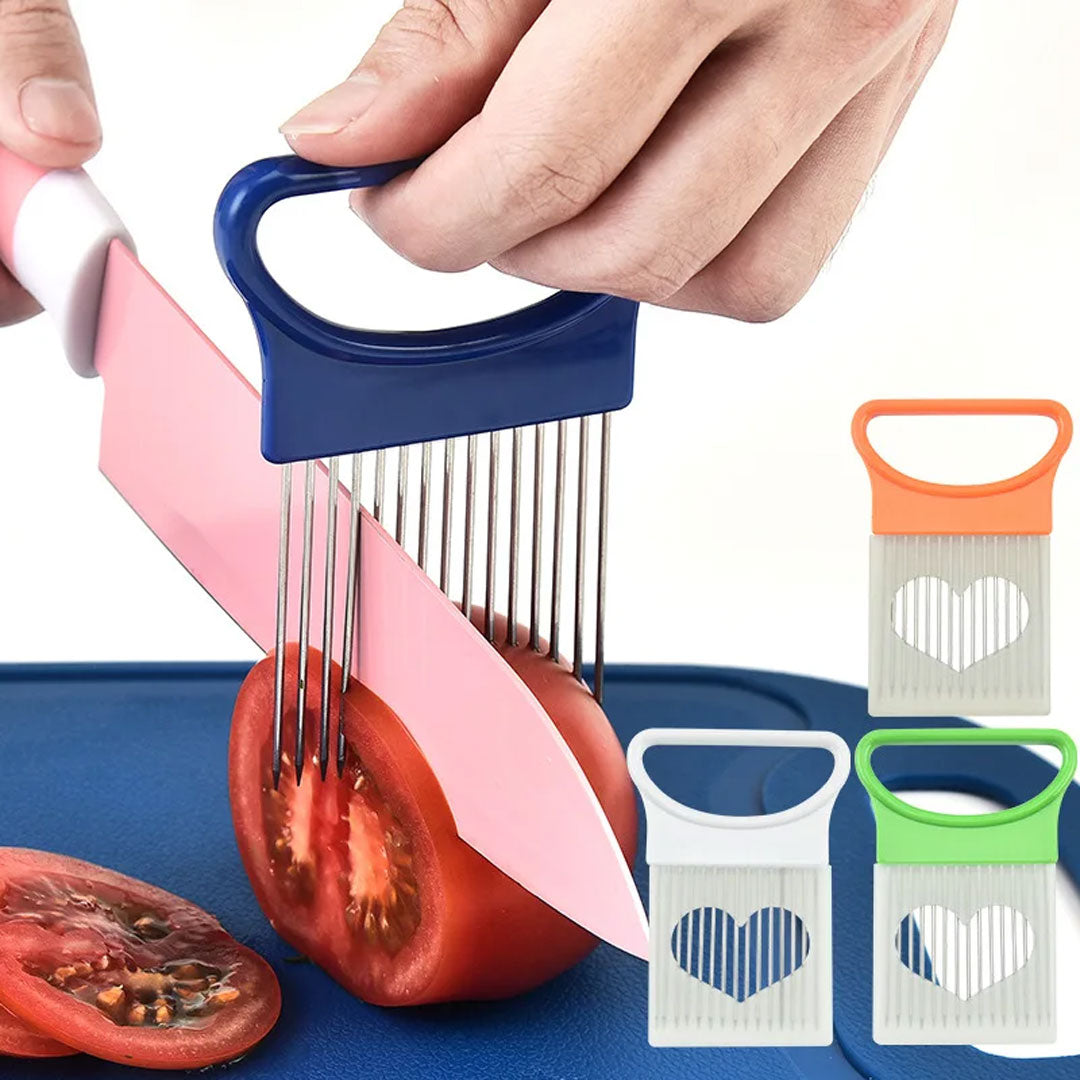 Stainless Steel Vegetable & Fruit Slicer with Meat Needle