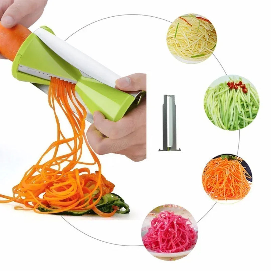 Zucchini Spaghetti Maker & Spiralizer - Handheld Vegetable Slicer