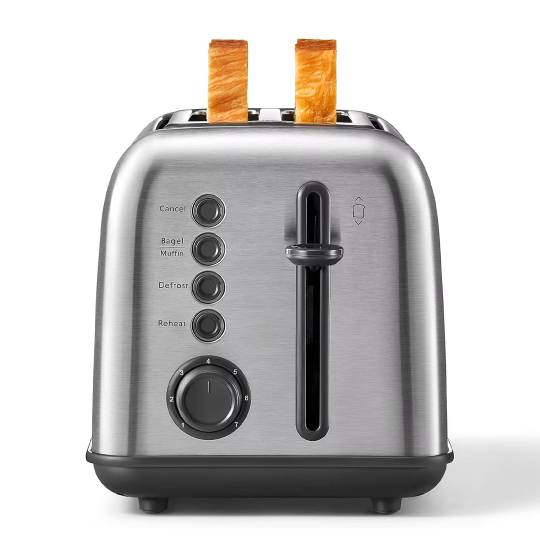 Stainless Steel Extra Wide Slots Toaster