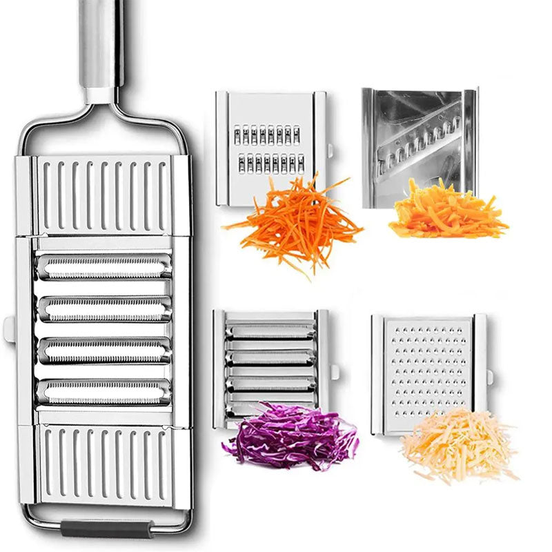 4-in-1 Vegetable Slicer, Grater, Cutter & Peeler