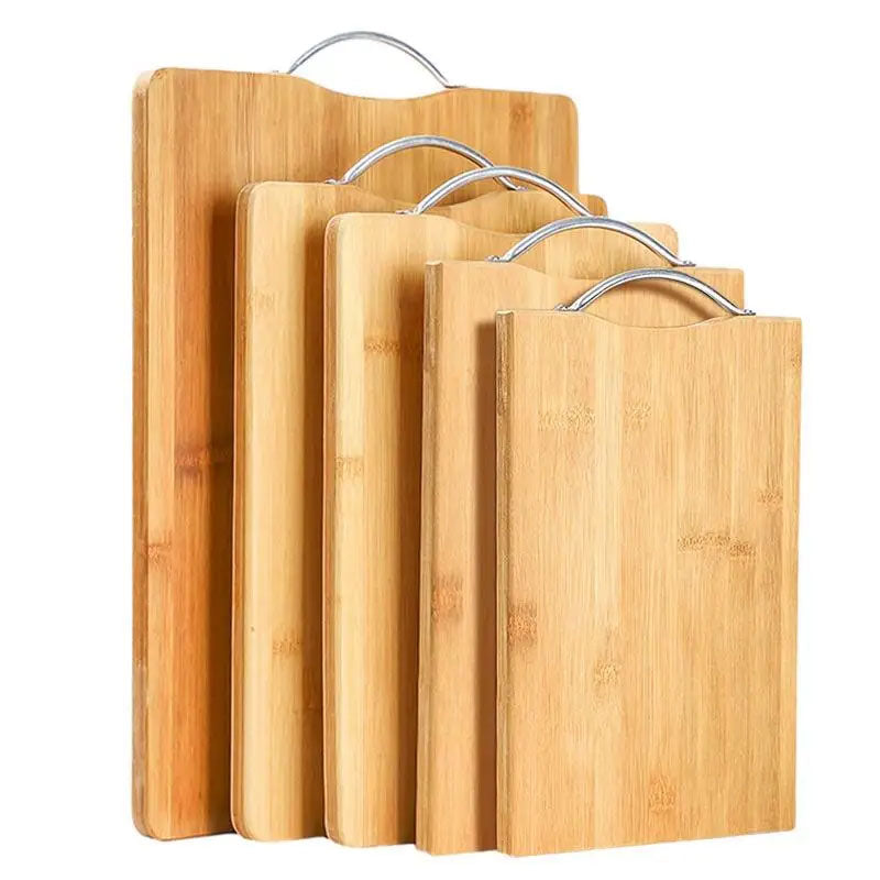 Reversible Bamboo Cutting Board Set