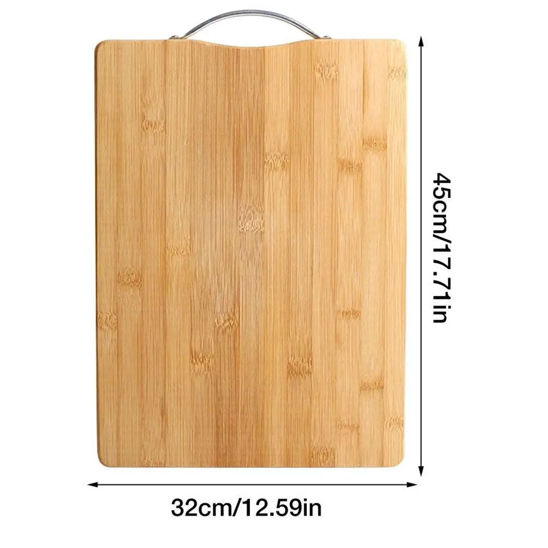 Reversible Bamboo Cutting Board Set