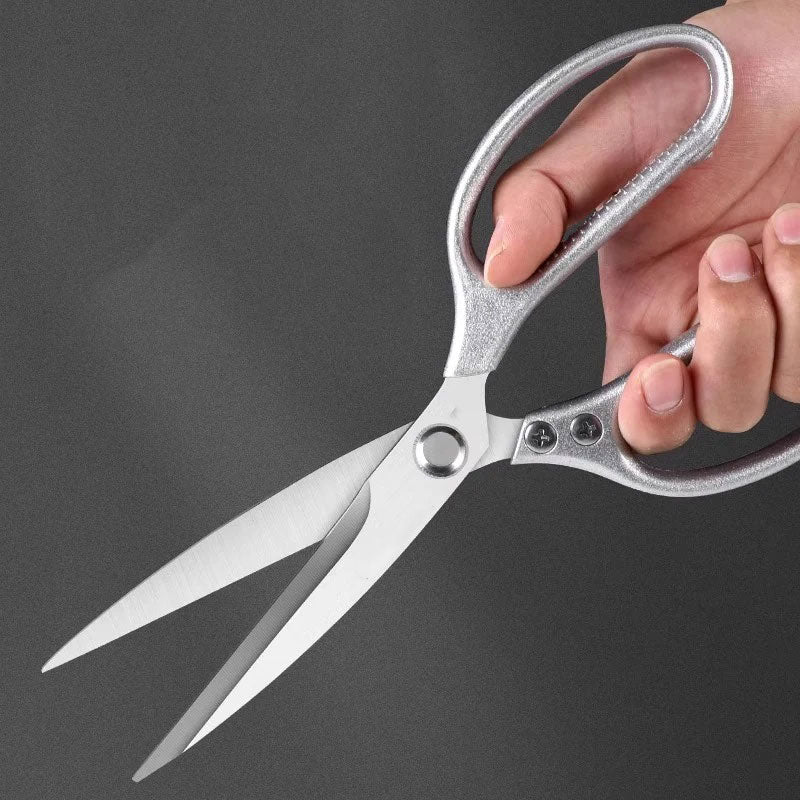 Extended Stainless Steel Kitchen Scissors Multi functional Shears