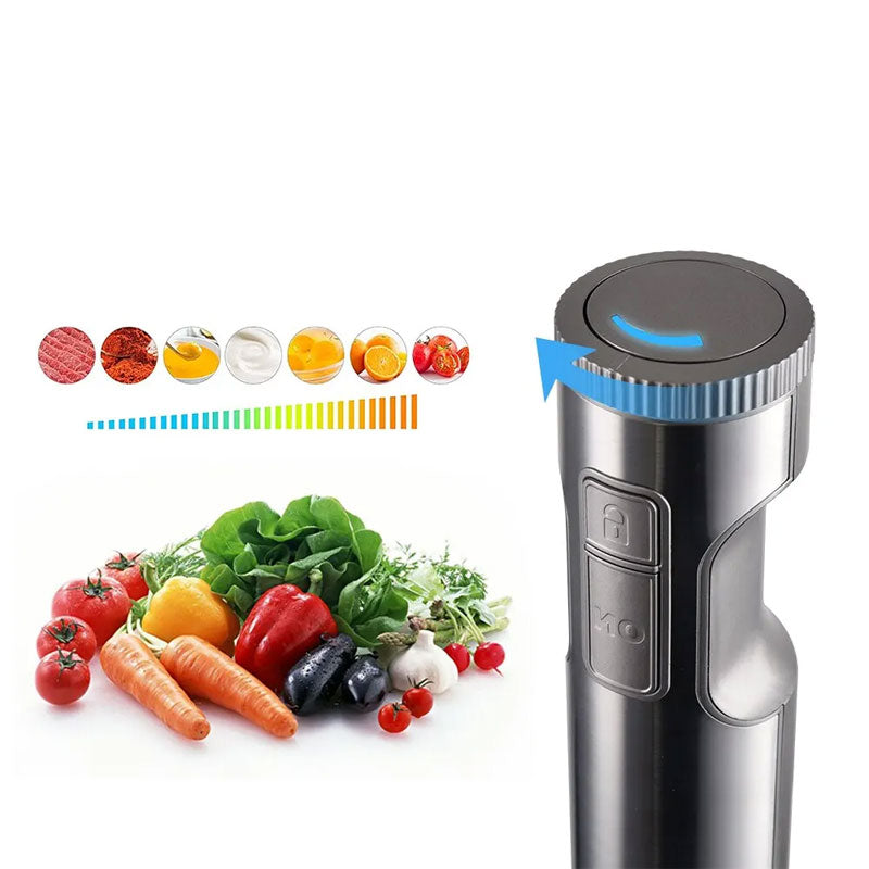 Hand Immersion Blender 4-in-1 Power Stick Mixer