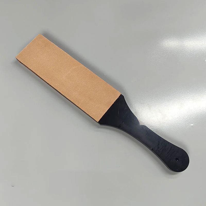 Double Side Leather Strop Knife Sharpening Kit with Polishing Compound