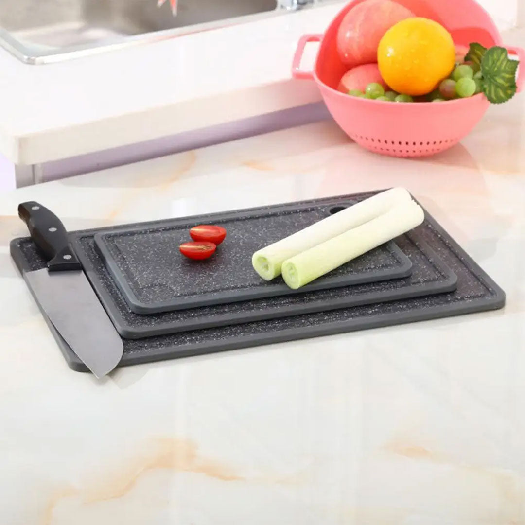 Sleek Square Marble Design Cutting Board