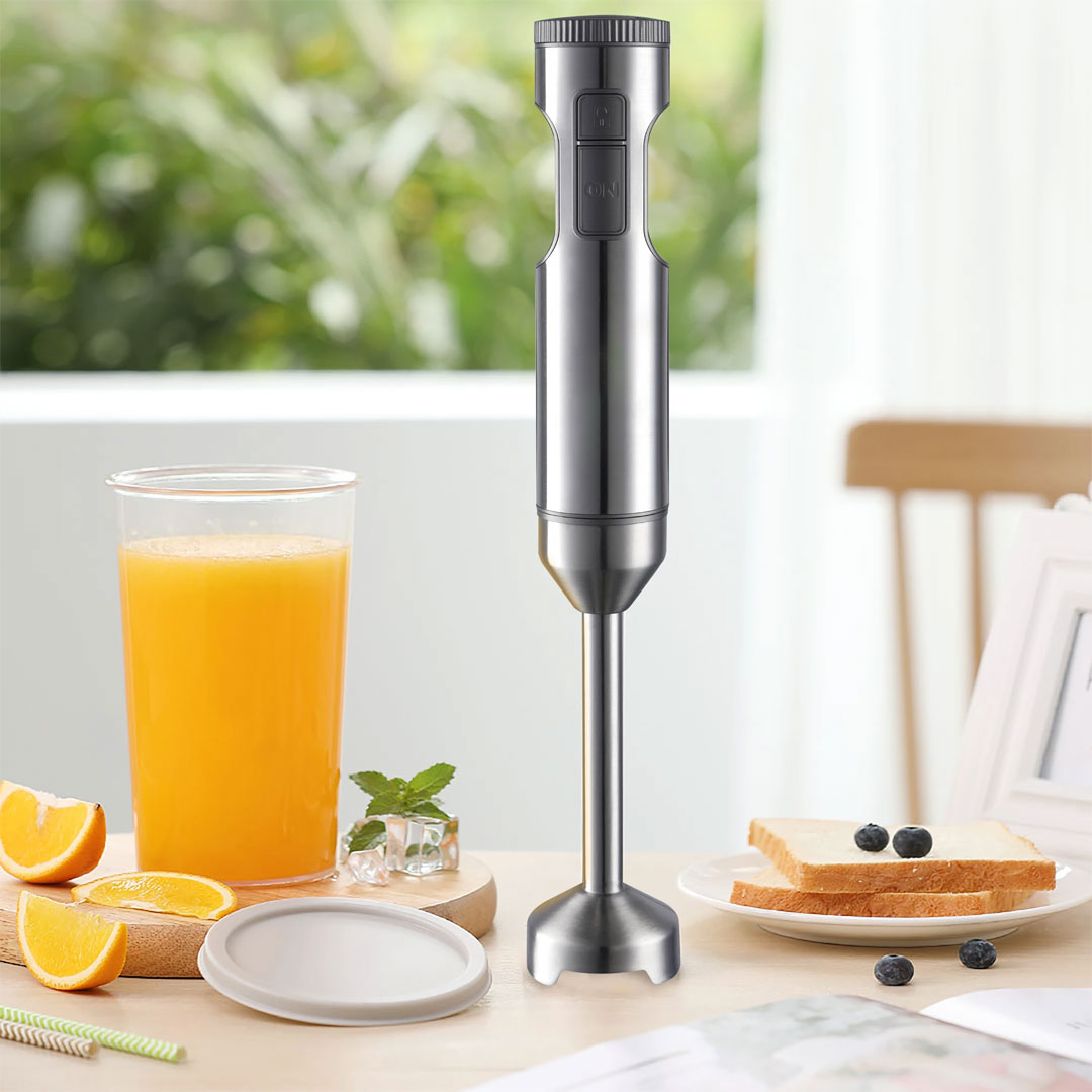 Hand Immersion Blender 4-in-1 Power Stick Mixer