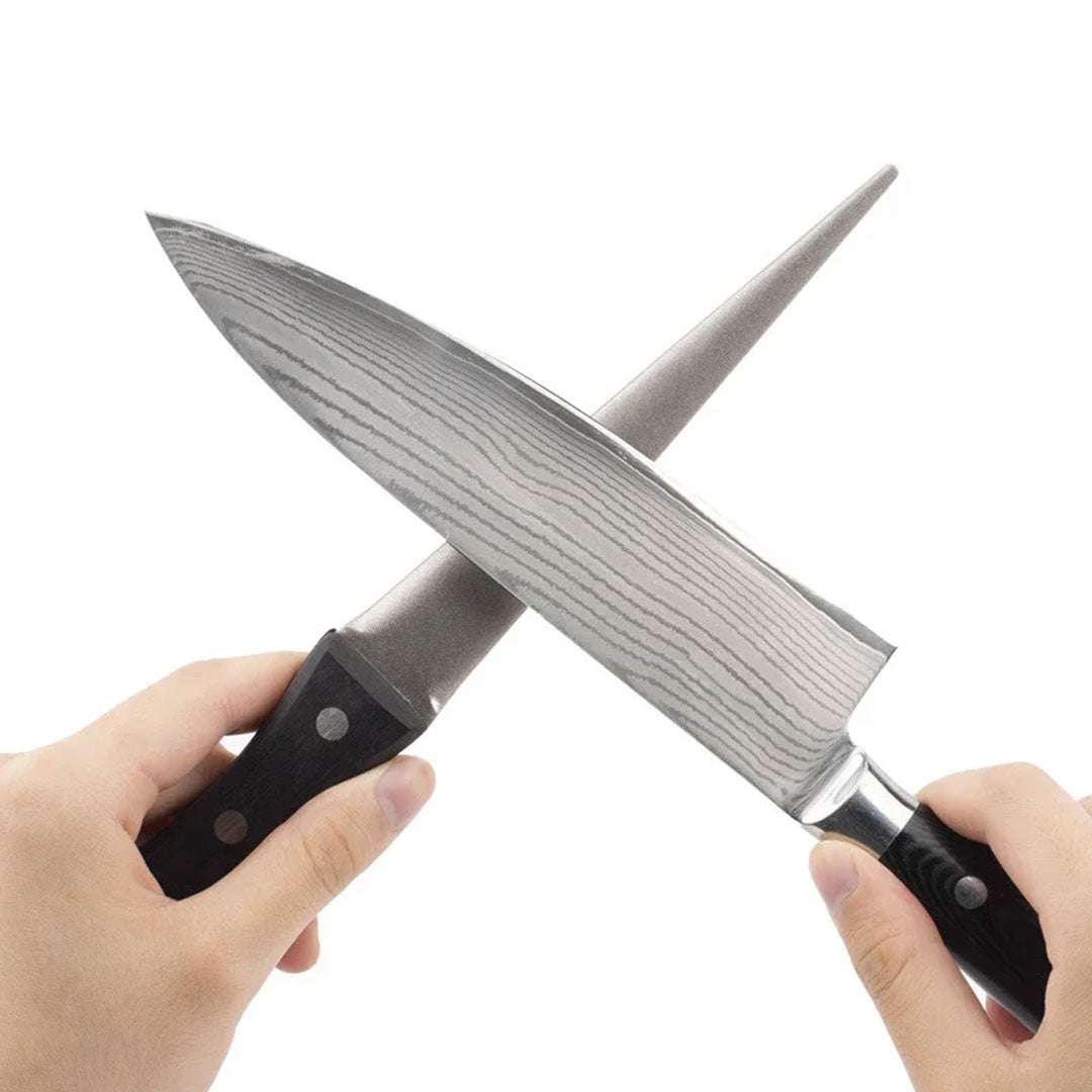 Knife Sharpener with Curved Surface Kitchen Grinding Tool