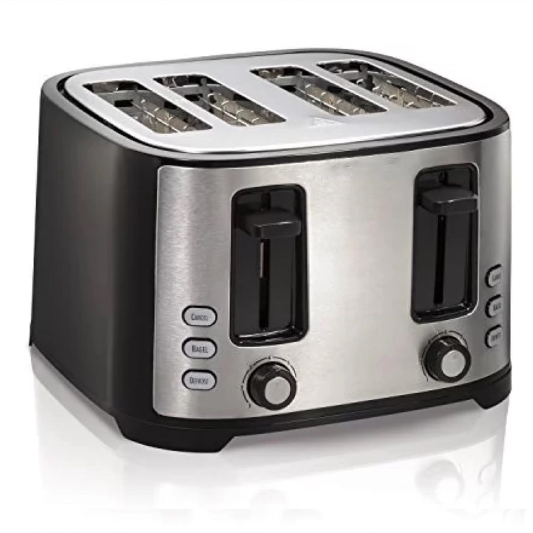 4-Slice Toaster with Extra-Wide Slots Defrost