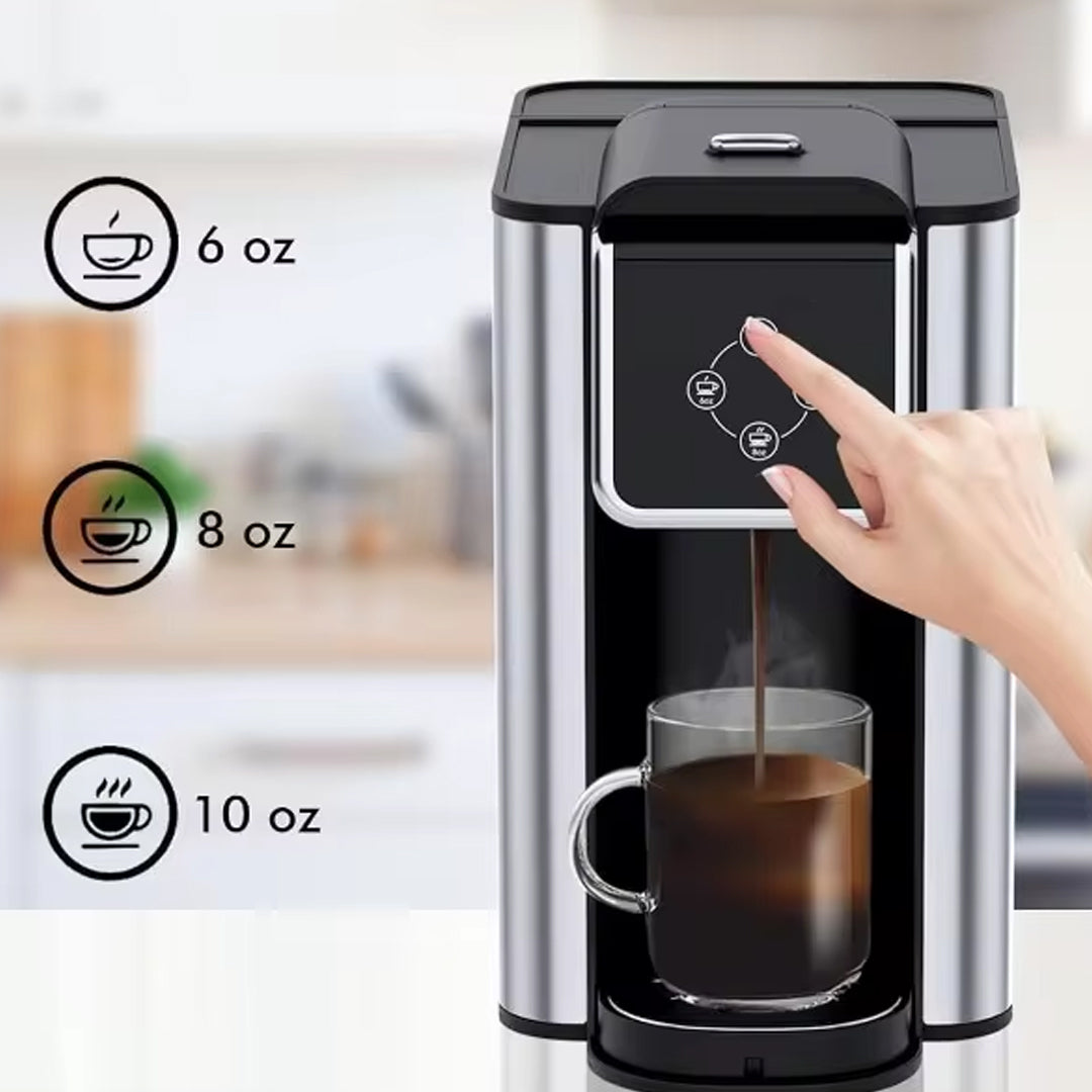 3-in-1 Single Serve Coffee Maker Instant Brewer 120V 1150W