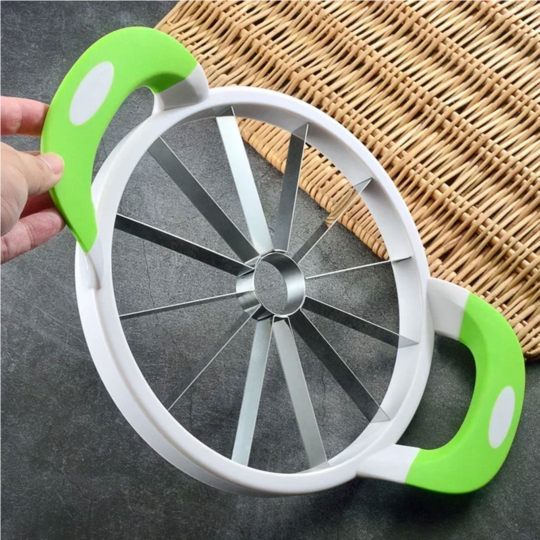 Stainless Steel Watermelon Slicer - Quick and Easy Fruit Cutter