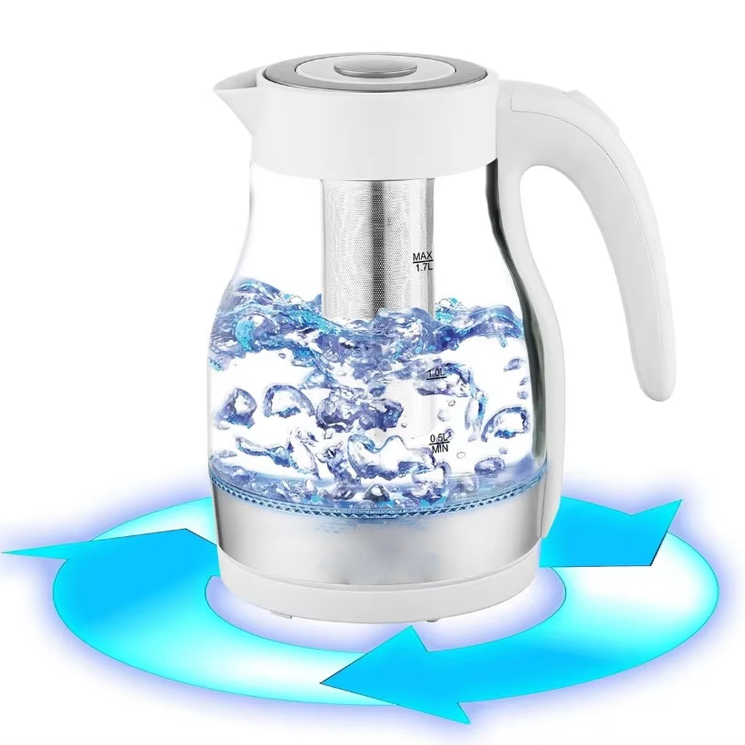 Fast Boil Cordless Glass Kettle Infuser