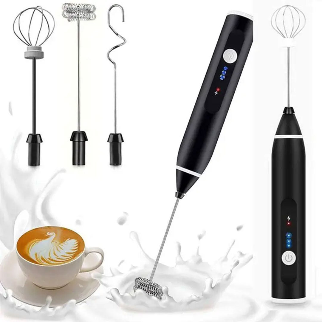 Handheld Electric Milk Frother and Blender