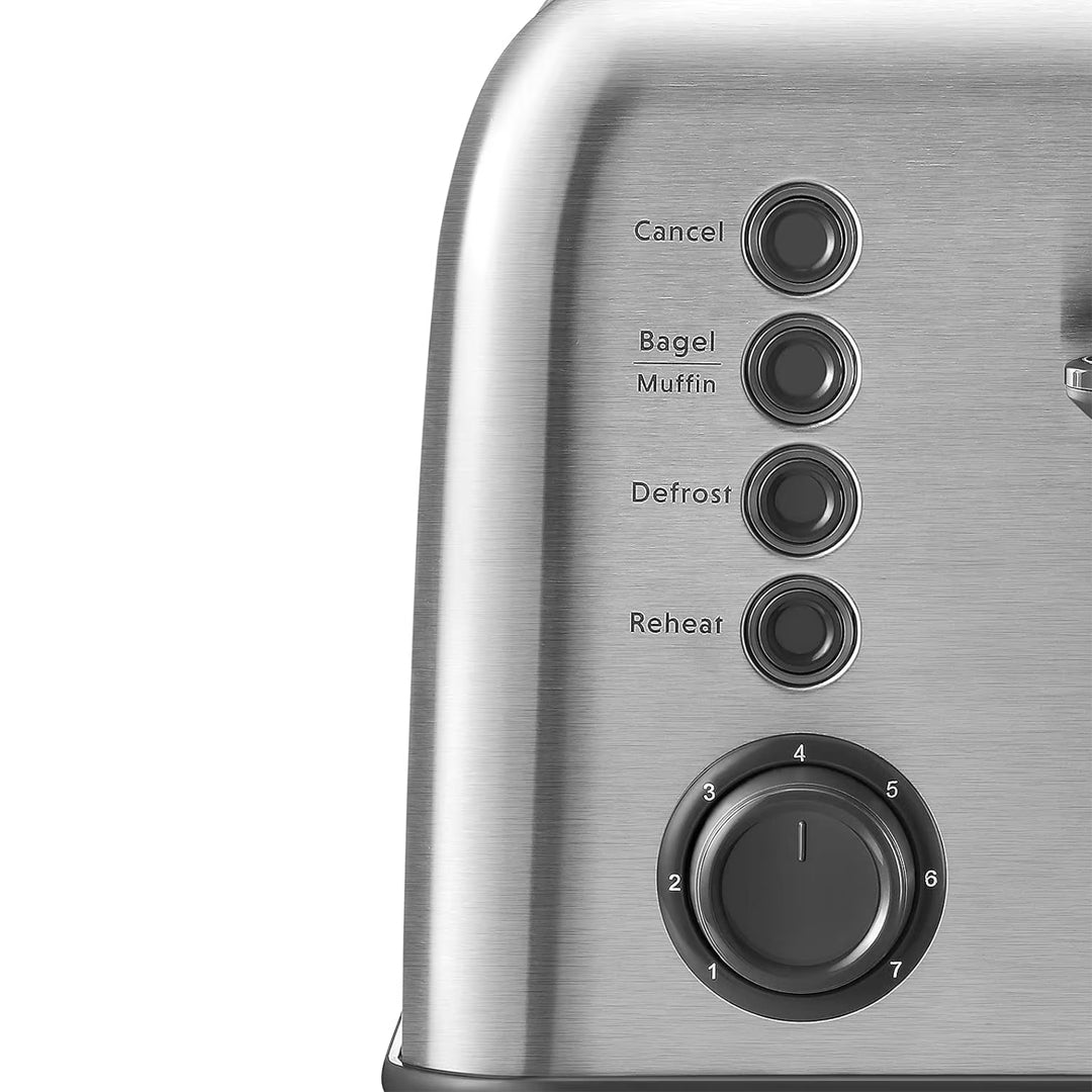 Stainless Steel Extra Wide Slots Toaster