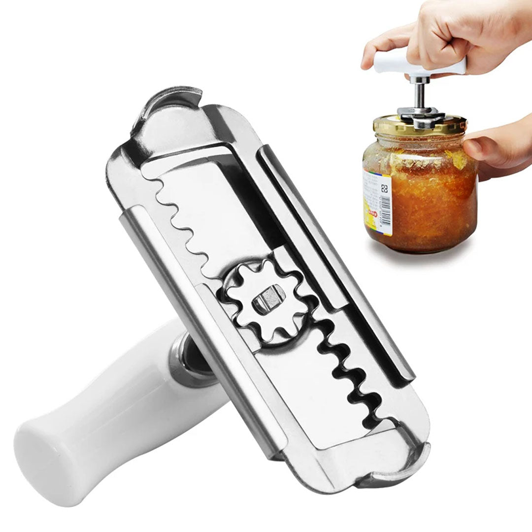 3-9.5cm Lids Stainless Steel Jar Opener - Adjustable & Durable