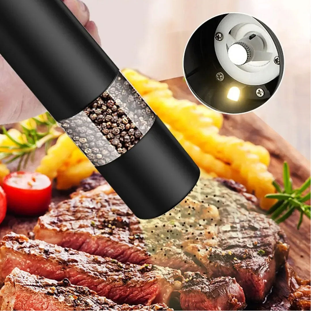 Electric LED Light Spices Grinder