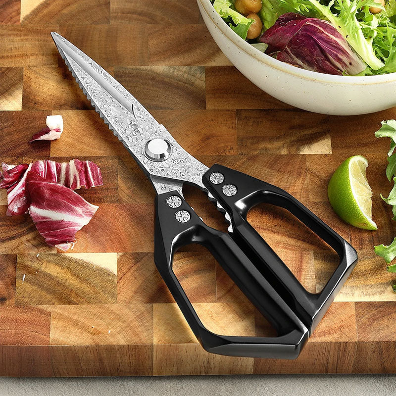 Multifunctional Steel Kitchen Scissors With 110-layer Shears