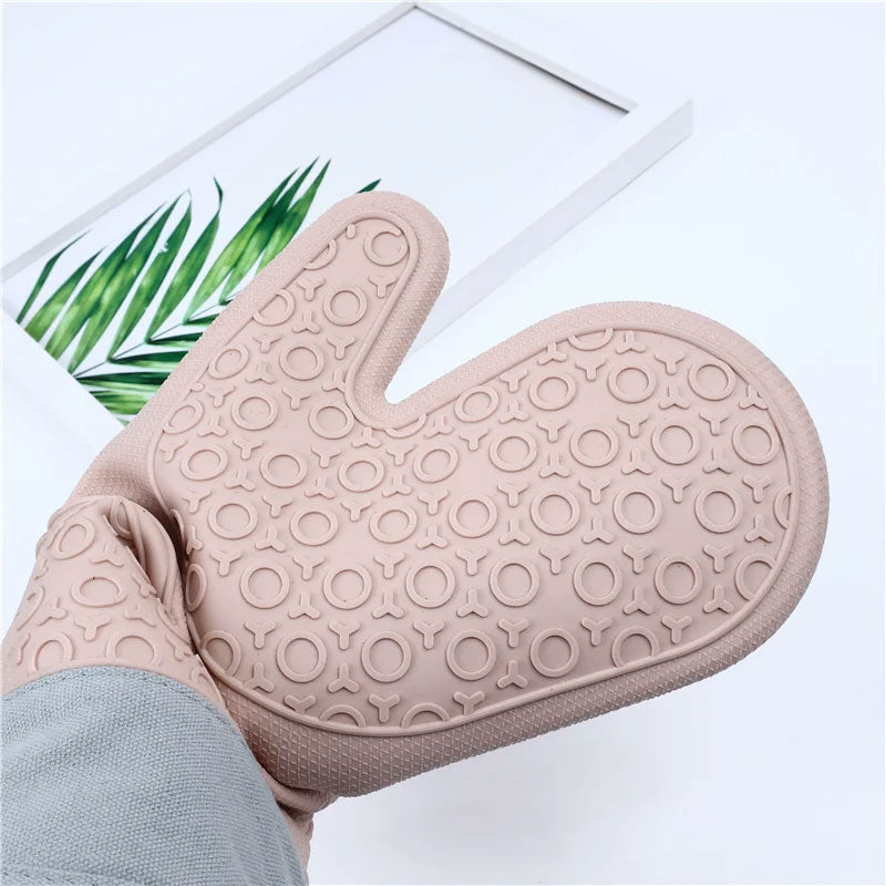 Insulated Single Silicone Oven Glove - Heat Resistant