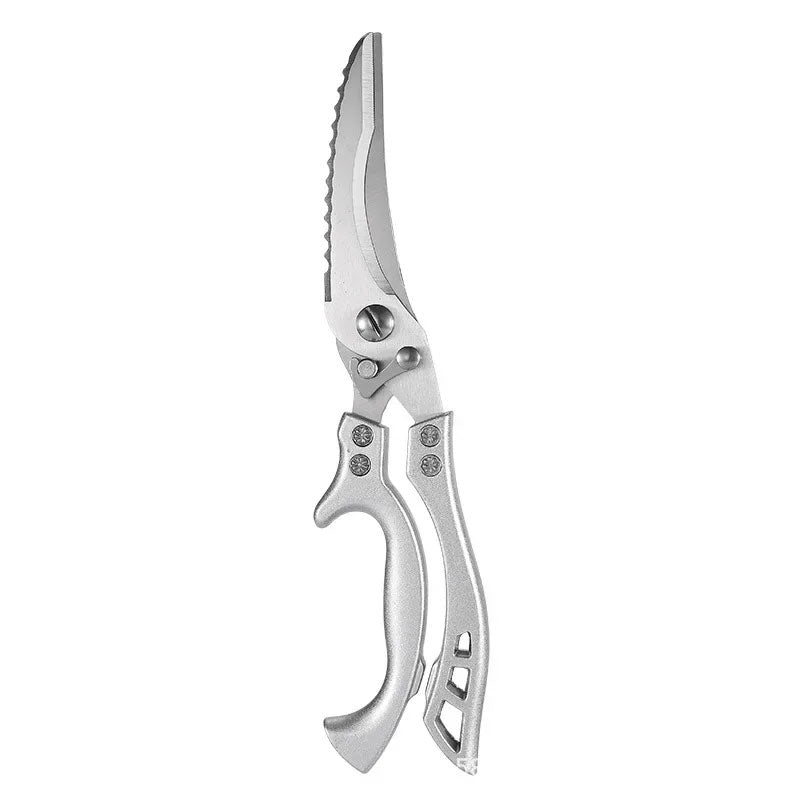 Heavy-Duty Stainless Steel Kitchen Scissors - Meat, Fruit, and Bone Shears