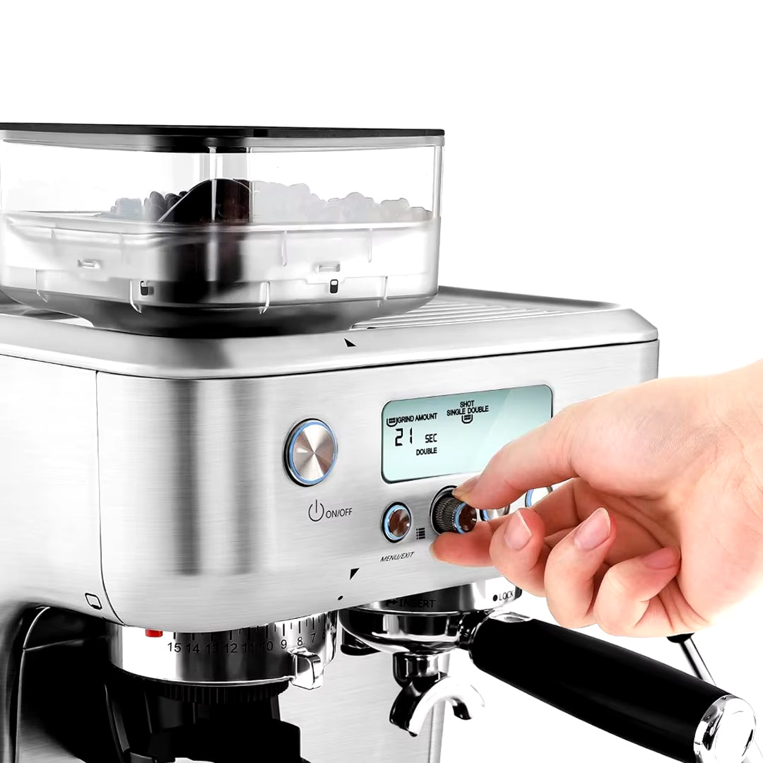 Barista-Grade Espresso Machine with Grinder