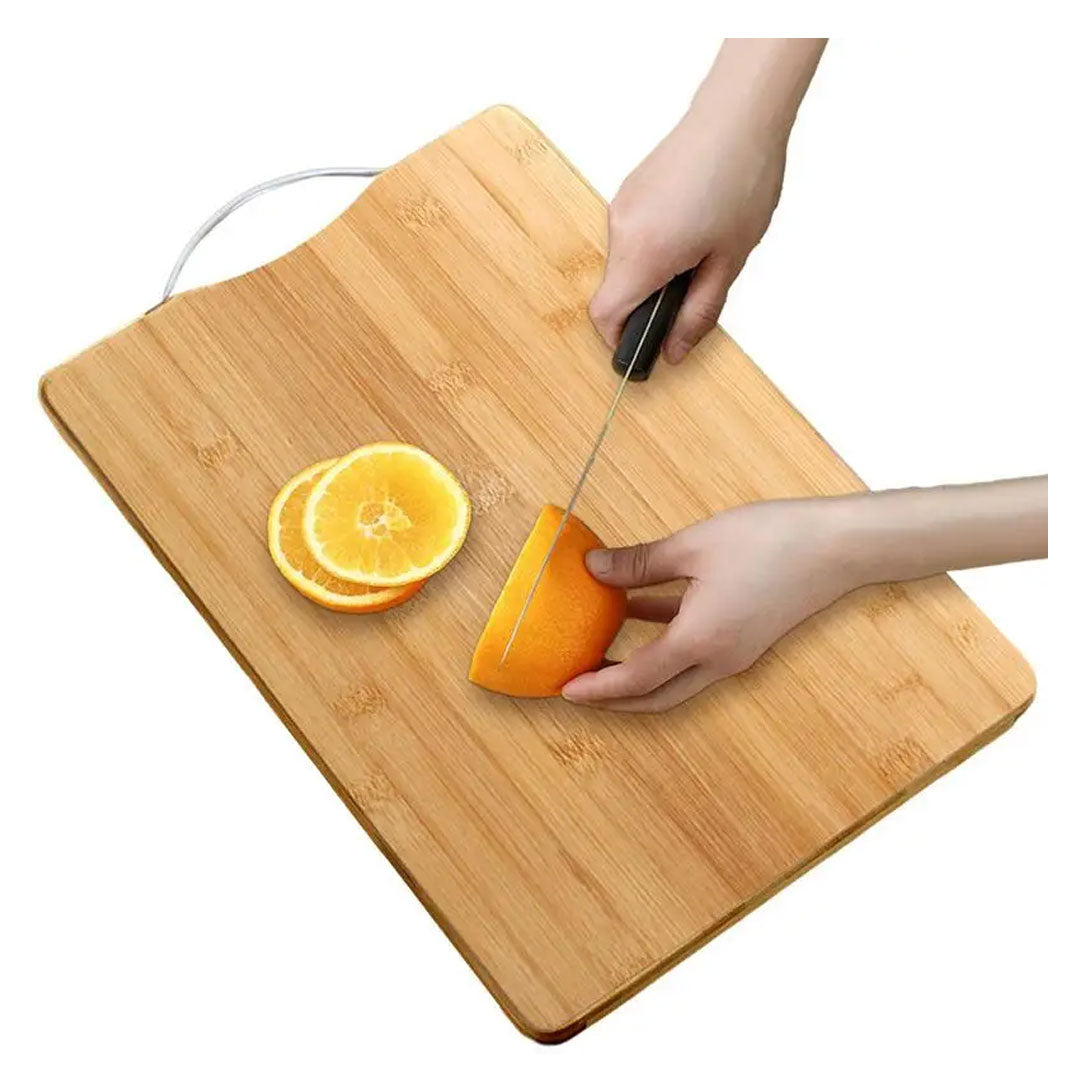 Reversible Bamboo Cutting Board Set