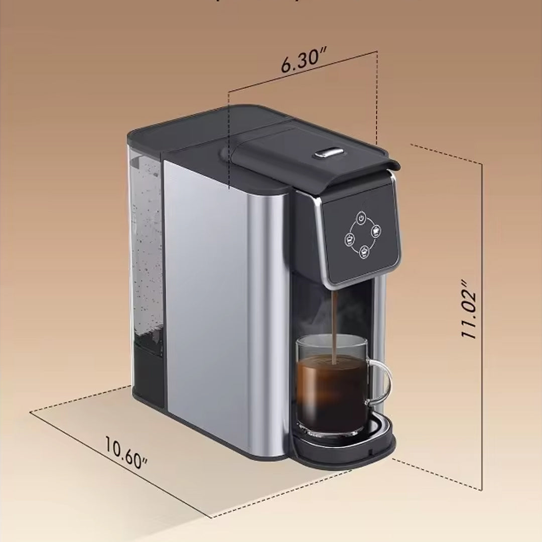 3-in-1 Single Serve Coffee Maker Instant Brewer 120V 1150W