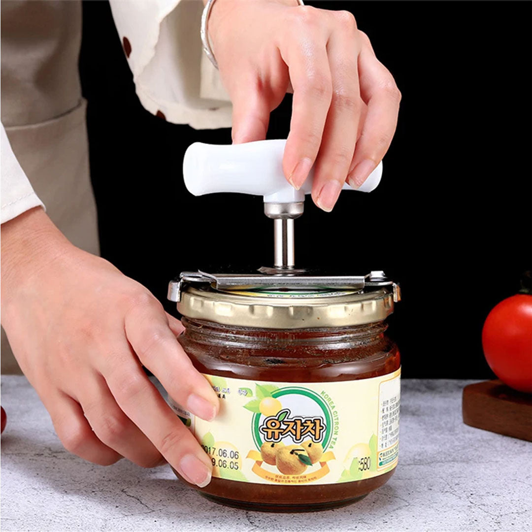 3-9.5cm Lids Stainless Steel Jar Opener - Adjustable & Durable