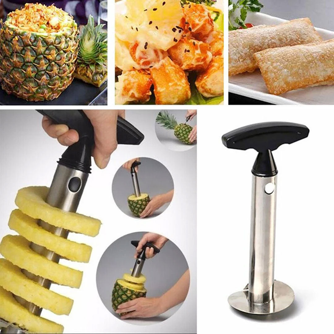 Smart Pineapple Spiralizer - Stainless Steel Peeler