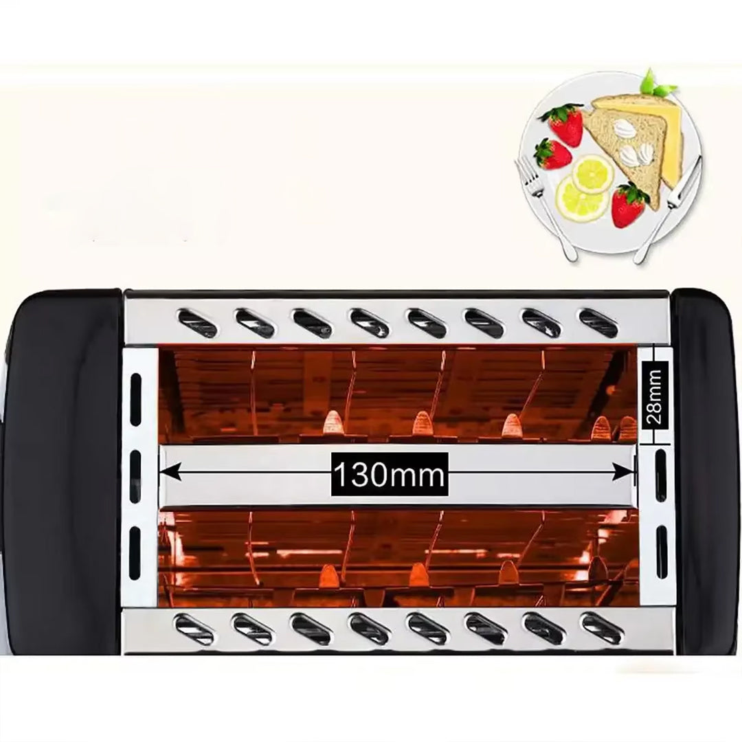 750W Bread Toaster Oven Sandwich Maker