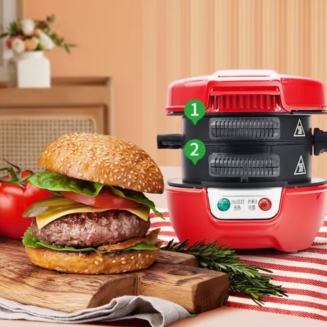 Burger Maker Hamburger Press Non-Stick Multifunction Patty Maker for Beef and Omelettes