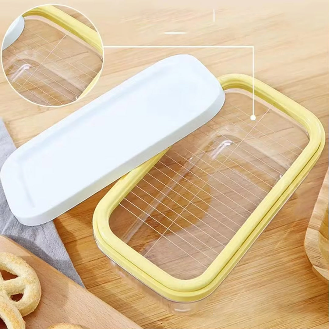 Stainless Steel and ABS Butter Cheese Cutter Box with Slicer and Grater