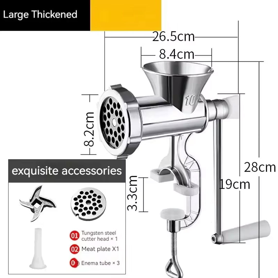 Powerful Manual Meat Grinder & Vegetable Chopper