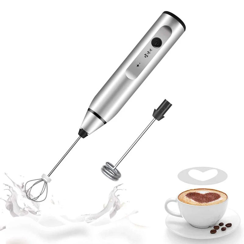 Handheld Electric Milk Frother and Blender