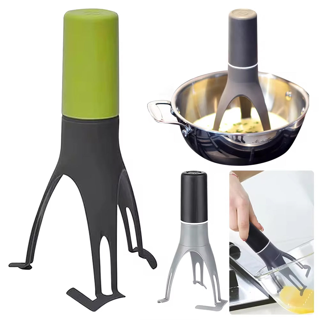 Automatic Triangle Mixer Handheld Egg Beater and Food Processor with Battery Power